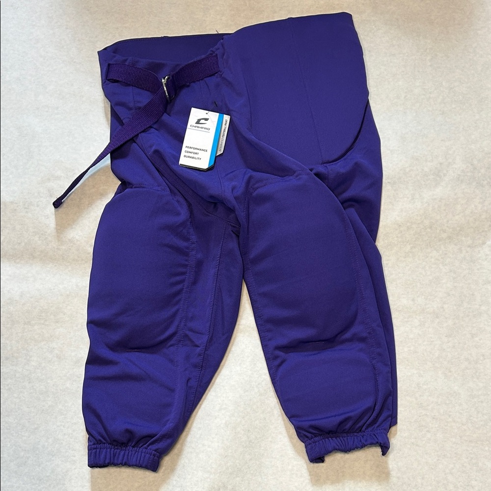 NWT Adult Purple Champro Football Pants (M)